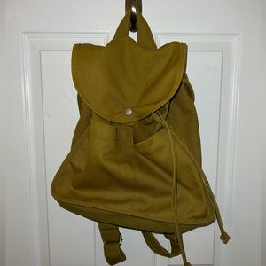 Baggu Drawstring backpack Dark Khaki/green
